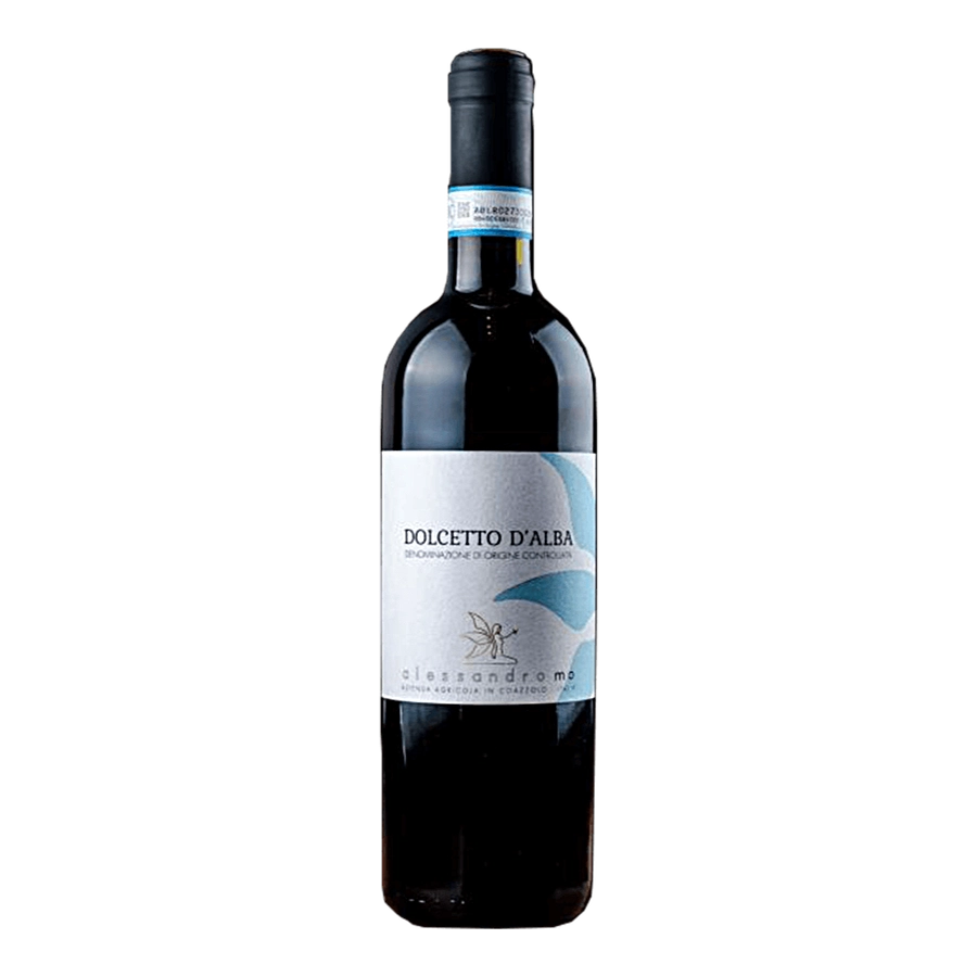 Dolcetto d’Alba DOC - Il vino rosso “a tutto pasto” per eccellenza. Colore con riflessi violacei e intensi sentori fruttati. Vino di medio corpo, si distingue per la sua facilità di beva e morbidezza venduto da Azienda Vitivinicola Alessandro Mo al prezzo di €8 | unitaliano.com