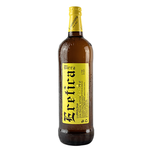 Luppolina 75 cl - Birra pulita e rinfrescante che non lascia passare inosservata l'artigianalità con un elegante aroma floreale di luppoli tedeschi. Dissetante con gusto leggermente maltato. Stile nato in Repubblica Ceca poi riadattato alle condizioni di produzione tedesca. Rifermentazione in bottiglia. Grado alcolico: 4,8 % Vol Grado plato: 12 °P Amaro IBU: 24 Colore EBC: 7 Fermentazione: Bassa⠀⠀⠀⠀⠀⠀⠀ Ingredienti: Acqua, Malto d'Orzo, Luppolo, Lievito. Temperatura di servizio: 5-6 °C Abbinamenti gastronom