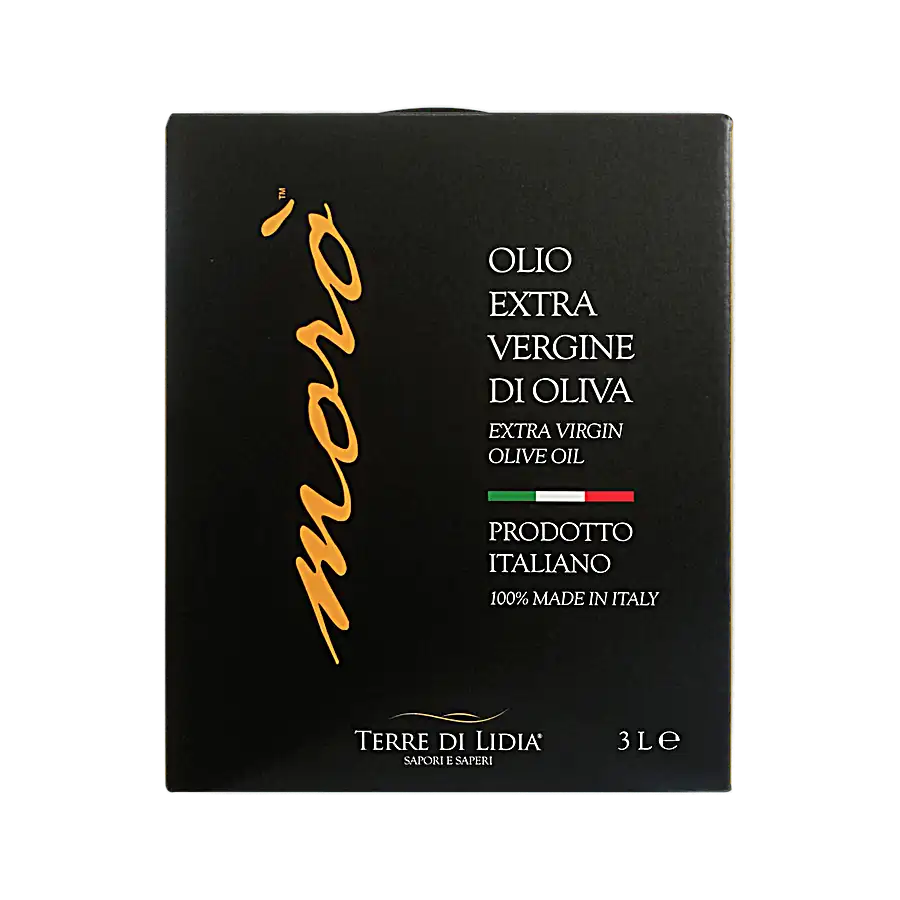 Morò Olio Extravergine di Oliva - Olio Extravergine di Oliva – Prodotto Italiano 100%.Estratto a freddo unicamente mediante procedimenti meccanici entro le 24 ore dalla raccolta.Non Filtrato – Il nostro Olio non viene filtrato ma sottoposto esclusivamente a decantazione naturale, preservando, in questo modo, tutte le sue caratteristiche organolettiche.Produzione da Filiera Corta – Tutte le fasi produttive sono interne alla nostra azienda. Dall’albero fino alla tua tavola, tutti i passaggi produttivi sono c